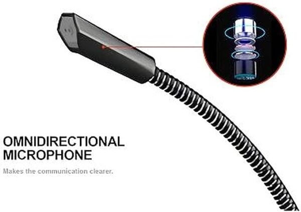 MICROFONE GAMER LED LEHMOX RGB USB - Imagem 5