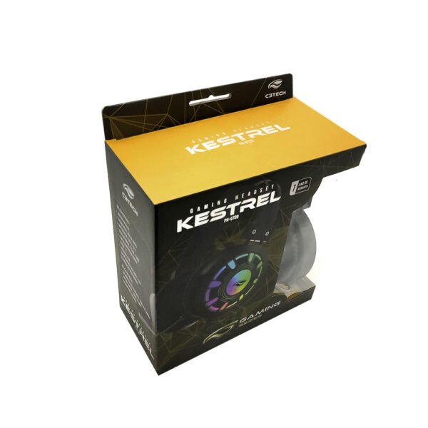 FONE C/MIC GAME USB 7.1 KESTREL PH-G720BK C3T - Imagem 4