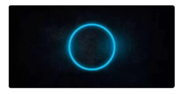 MOUSEPAD EXBOM GAMER CIRCULO DE LUZ EXTRA GRANDE 700 X 350 X 3MM - 2705 - Imagem 3