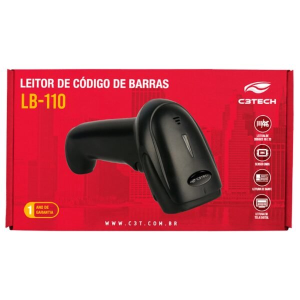 15198758093_LEITOR20COD20BARRAS20USB20LB-110BK20C3T203.jpg LEITOR COD BARRAS USB LB-110BK C3T - Imagem 1