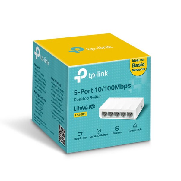 15207364019_switch-tp-link-ls1005-5-portas-10-100-mbps-d5683ded.jpg SWITCH 5 PORTAS 10/100 TPLINK LS1005 - Imagem 1