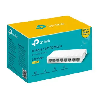 SWITCH 8 PORTAS 10/100 TPLINK LS1008 - Imagem 2