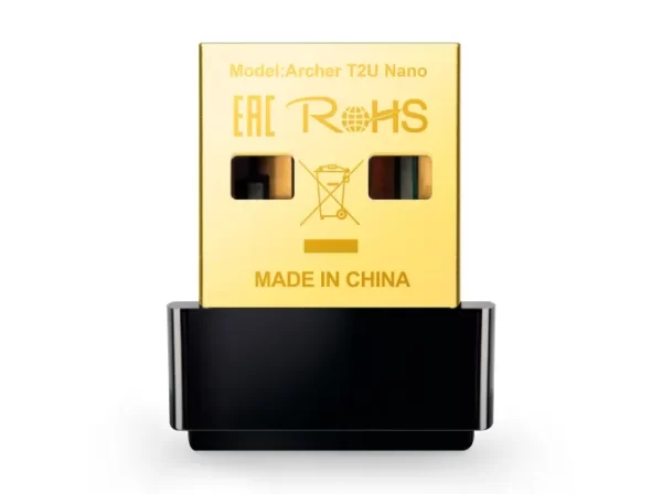 15227239713_archer-t2u-nano.webp ADAPTADOR WIRELESS TPLINK USB NANO ARCHER T2U NANO AC600 - Imagem 1