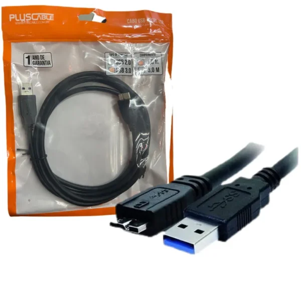 CABO USB AM/MICRO USB 3.0 1.8M PC-USB1832 - Imagem 1