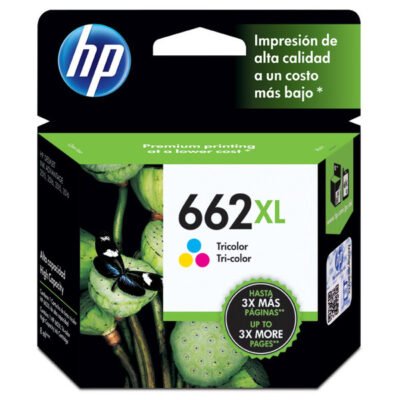 CARTUCHO ORIGINAL HP 662XL TRICOLOR CZ106AB 8ML