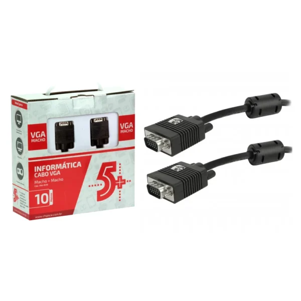15189591547_Cabo-VGA-VGA-com-Filtro-Preto-100m-018-9570-5-.webp CABO VGA MONITOR C/ FILTRO 10MT PTO - Imagem 1