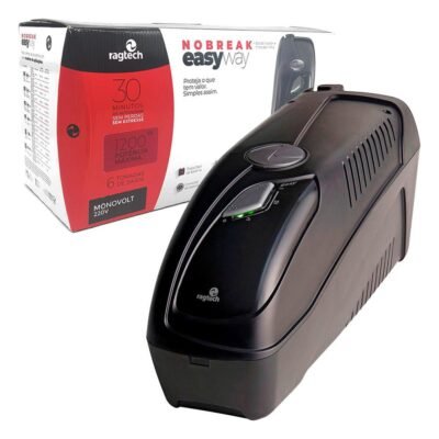 NOBREAK EASY WAY 1200 CB-M2 BLACK 60HZ E/220V S/220V