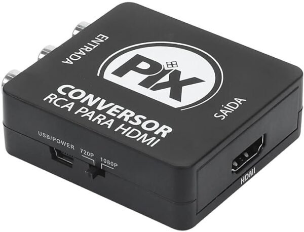 CONVERSOR DE VIDEO PIX - RCA PARA HDMI - Imagem 1