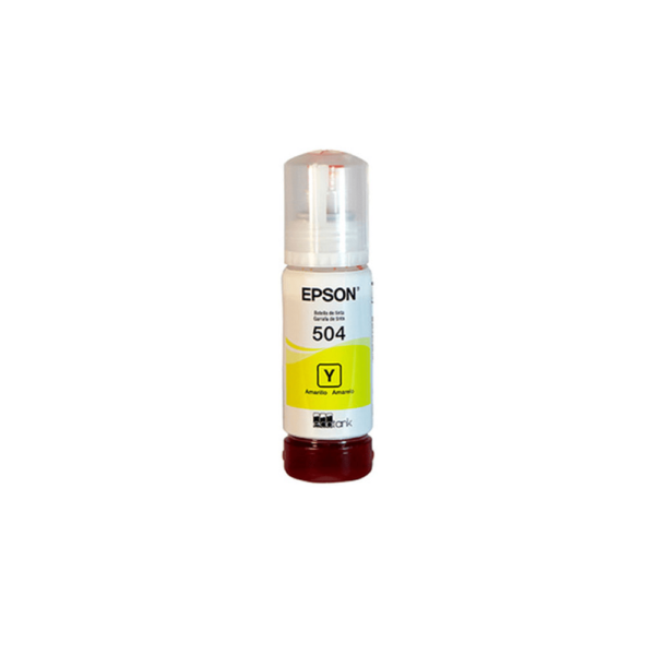 GARRAFA TINTA ORIGINAL EPSON 504 AMARELO (T504420AL) L4150 L4160 L6171 - Imagem 2