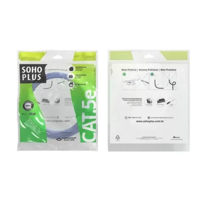 PATCH CORD UUTP FURUKAWA SOHOPLUS CAT5E CMX T568A 25M AZUL CLARO CERTIFICADO