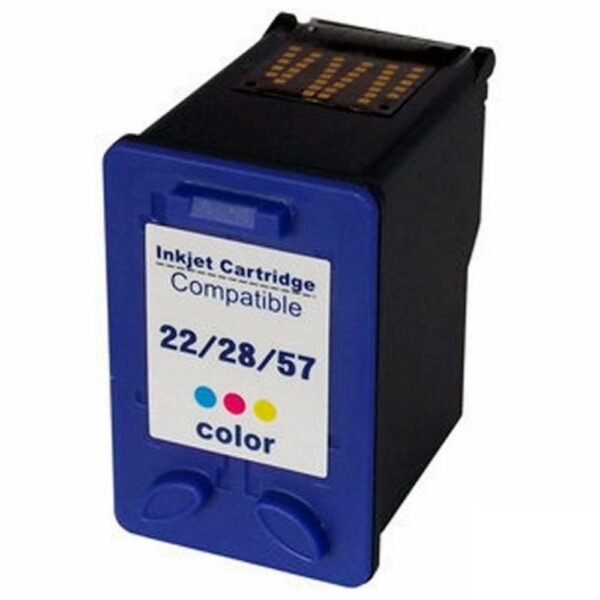 CARTUCHO COMPATIVEL HP 22XL/28/57 COLOR 14ML - Imagem 3