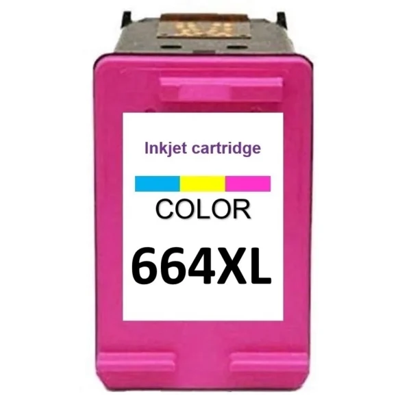 15188436672_100560618_1.webp CARTUCHO COMPATIVEL HP 664XL COLOR 12ML (CHIP ATUALIZADO) - Imagem 1