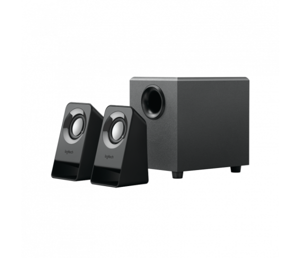 CAIXA DE SOM MULTIMÍDIA LOGITECH Z211 COM SISTEMA 2.1 E CONEXÃO 3,5MM - PRETA - Imagem 2