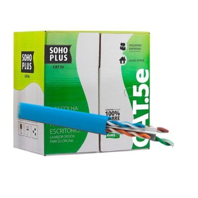 CABO REDE SOHOPLUS (FURUKAWA) CAT.5E AZUL - METRO
