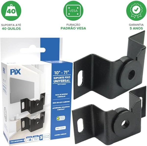SUPORTE TV FIXO UNIVERSAL 10"A 71" - CAIXA - Imagem 3