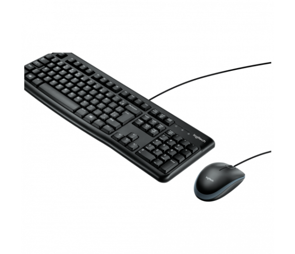 KIT TECLADO MOUSE LOGITECH MK120 PRETO USB - Imagem 2
