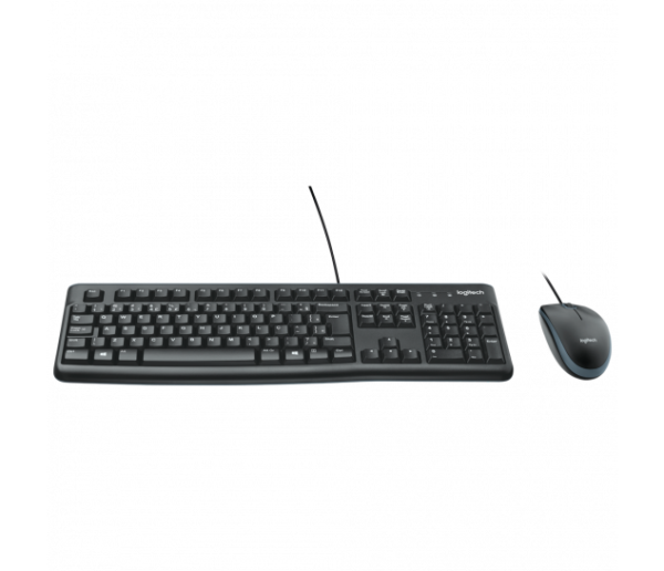 KIT TECLADO MOUSE LOGITECH MK120 PRETO USB - Imagem 3