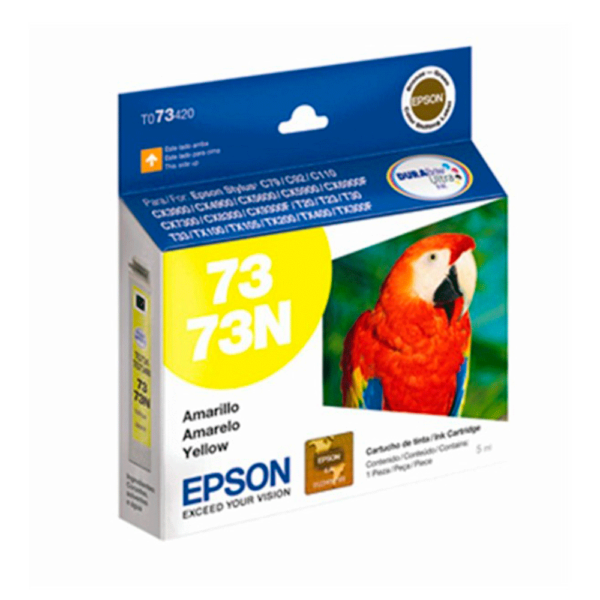 15284949454_311810.png CARTUCHO ORIGINAL EPSON 73 AMARELO - Imagem 1