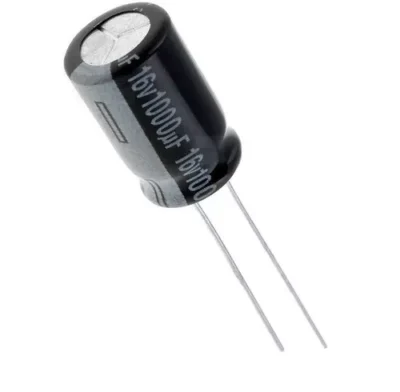 CAPACITOR ELETRICO 1000X16V - 105 GRAUS