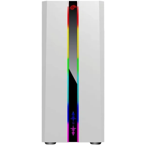 GABINETE K-MEX GAMER CG-05RD ODYSSEY BRANCO FITA RGB S/ FANS - Imagem 2