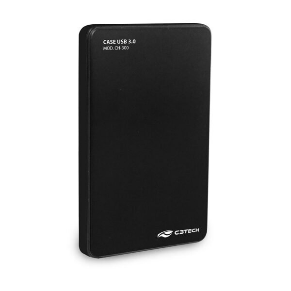 GAVETA P/ HDD EXT 2,5" C3TECH USB 3.0 CH-300BK PRETO - Imagem 1
