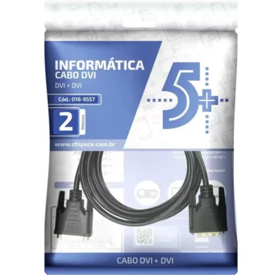 CABO DVI 24+1 + DVI 24+1 2M CHIP SCE