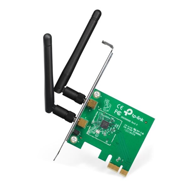 15189562396_TL-WN881ND_UN_2.0_01_large_1507530821899a201.jpg PLACA REDE WIRELESS PCI-EXPRESS TP-LINK TL-WN881ND 300MBPS - Imagem 1