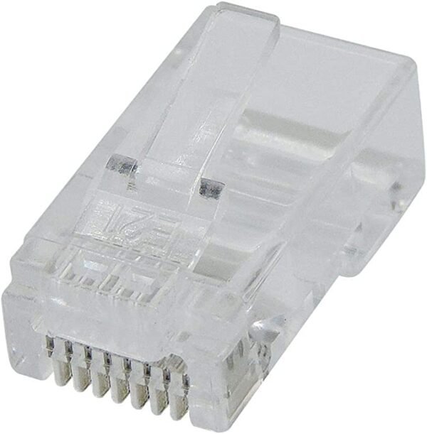 PLUG RJ45 DE PASSAGEM 8X8 CAT5 - Imagem 3