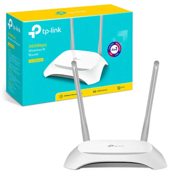 15201558329_ROTEADOR20300MBPS202.4GHZ20220ANTENAS201.webp ROTEADOR 300MBPS 2.4GHZ 2 ANTENAS - Imagem 1