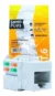 CONECTOR KEYSTONE RJ-45 FEMEA CAT.6E BRANCO - Imagem 3