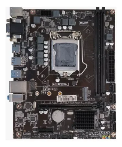 PLACA MAE H310 BRAZILPC BPC-H310/B250DAG-M.2 ( 6ª/7ª/8ª/9ª GERAÇÕES)