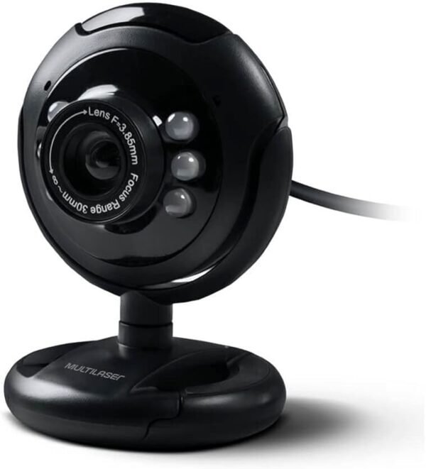 WEBCAM STANDARD 480P LED NOTURNO MIC PT - Imagem 2