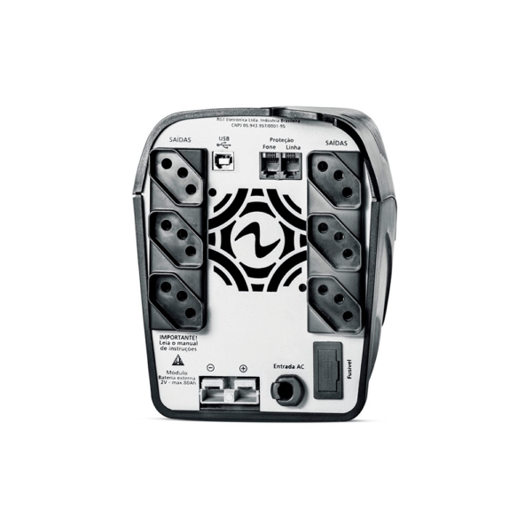 NOBREAK EASY WAY 1500 GT CBU-TI BLACK 60HZ ENTRADA 115-127-220V SAIDA 115V - Imagem 2