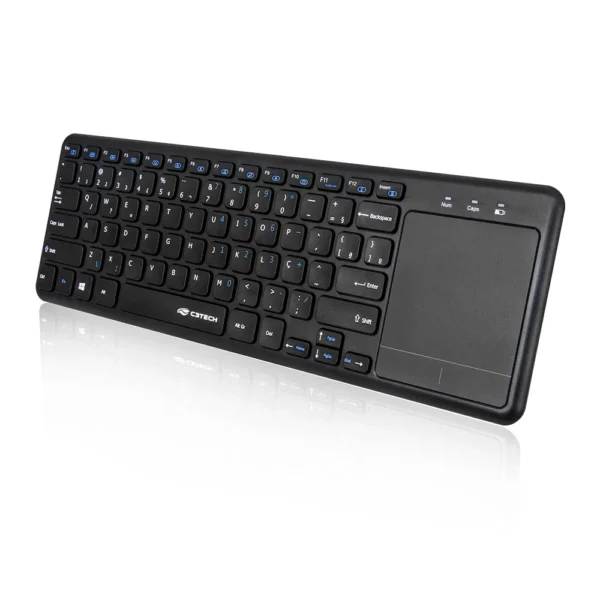 TECLADO WIRELESS COM TOUCH C3TECH K-WT100BK - Imagem 2