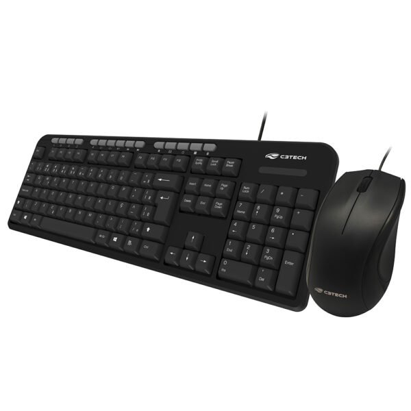 15190298179-c3tech-kt-100bk-01.jpg KIT TECLADO MOUSE USB KT-100BK C3T - Imagem 1