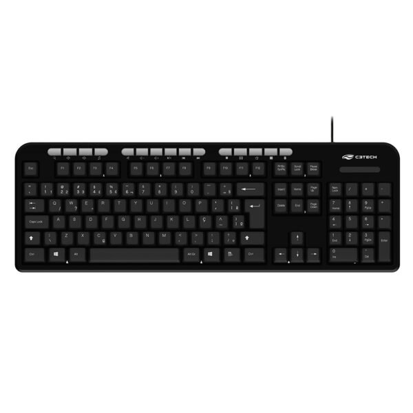 KIT TECLADO MOUSE USB KT-100BK C3T - Imagem 4