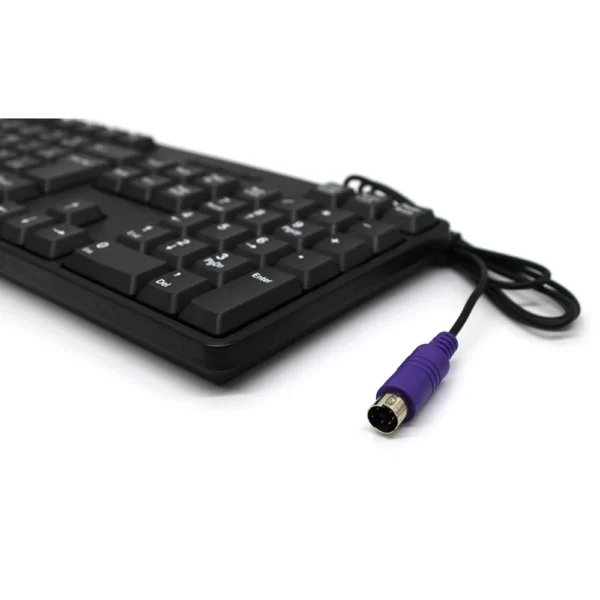 TECLADO PS2 MULTILASER BASICO SLIM PRETO - Imagem 4