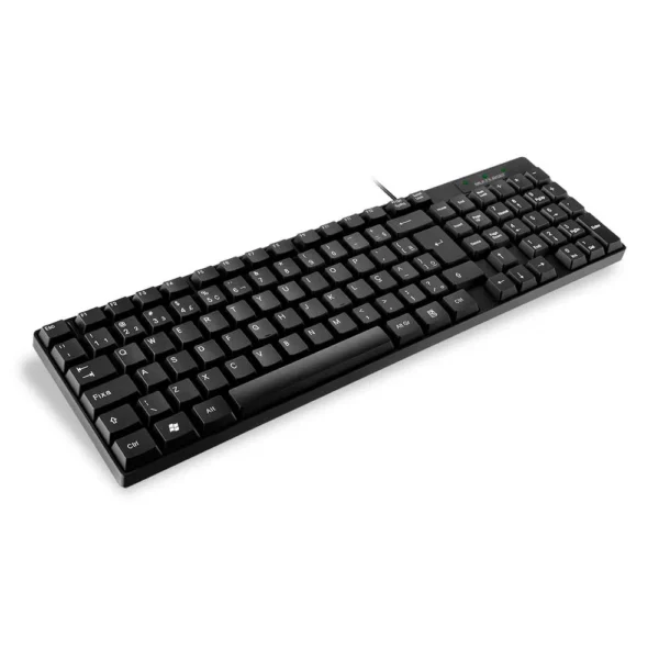 TECLADO USB MULTILASER BASICO SLIM PRETO - Imagem 2
