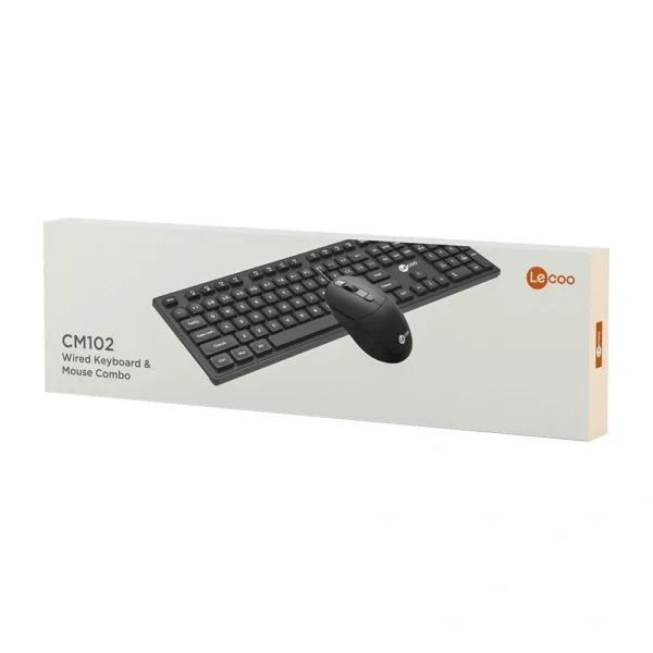KIT TECLADO E MOUSE USB LECCO CM103 - Imagem 2