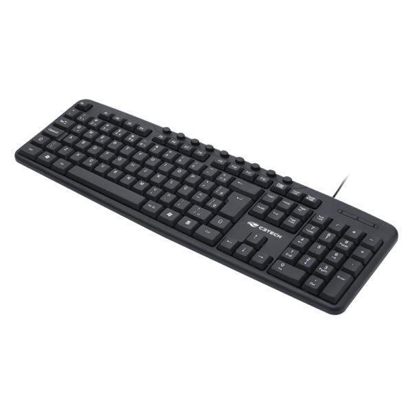 TECLADO USB C3TECH MULTIMIDIA KB-M40BK PRETO - Imagem 2