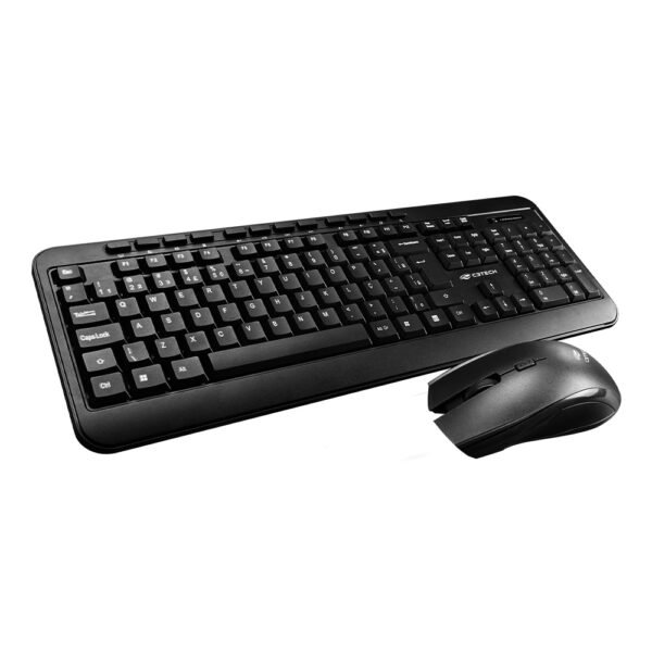 KIT TECLADO E MOUSE SEM FIO C3T K-W60BK - Imagem 4