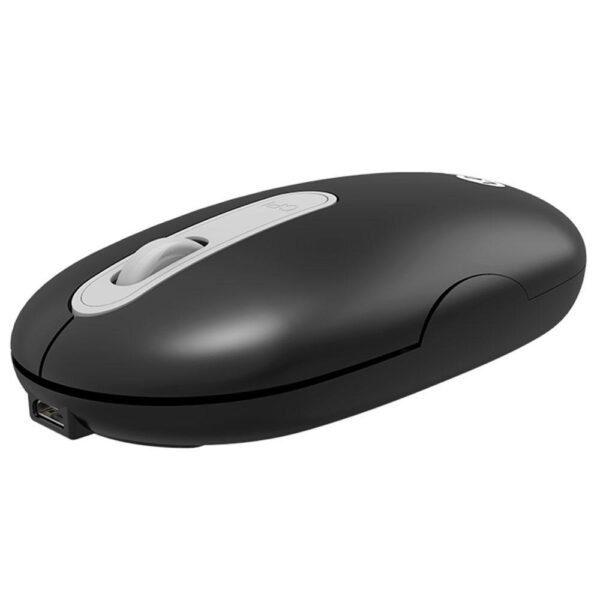 MOUSE SEM FIO RECARREGAVEL LECCO WS207 PRETO - Imagem 3