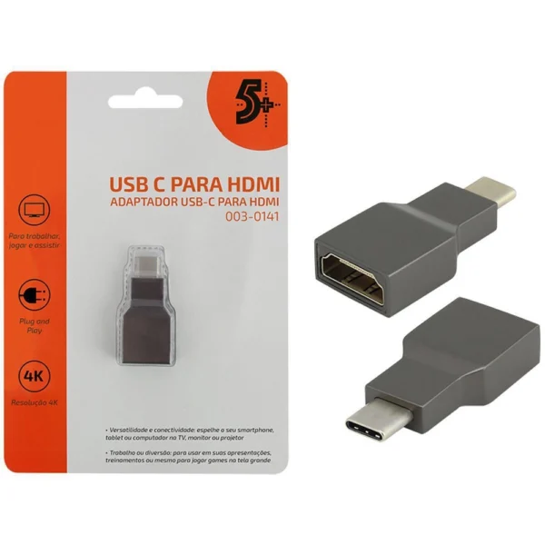 ADAPTADOR HDMI PARA USB C - 4K 60HZ - Imagem 3