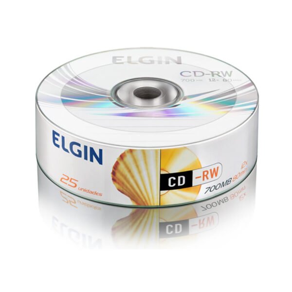MIDIA CD-RW ELGIN 12X AVULSO 80M/700MB - Imagem 2