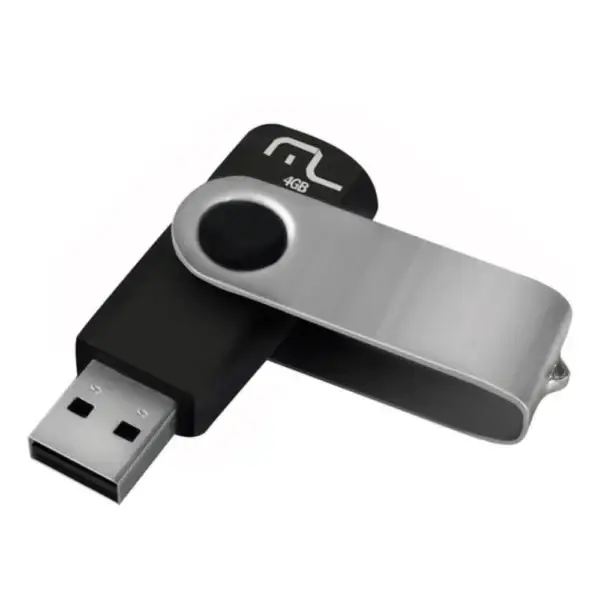 PENDRIVE TWIST PRETO 4GB PD586 - Imagem 2