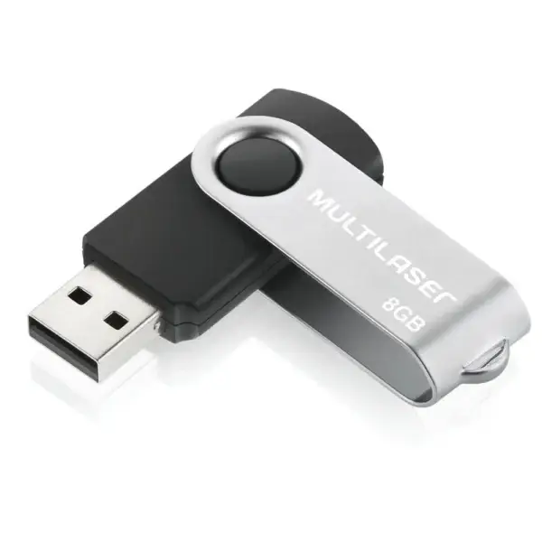 PENDRIVE TWIST PRETO 8GB PD587 - Imagem 2