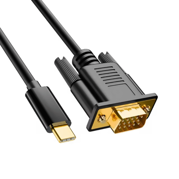 15380209594-499d80ebe04fa64ea31d88d4aa7055af.png CABO COMTAC USB-C PARA VGA 1,8 METROS - Imagem 1