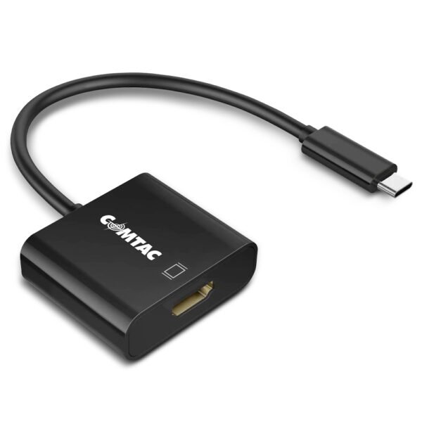 15380214524-c7bea552a2da3125ee47c48b33f39406.jpg CABO CONVERSOR COMTAC USB-C PARA HDMI - Imagem 1