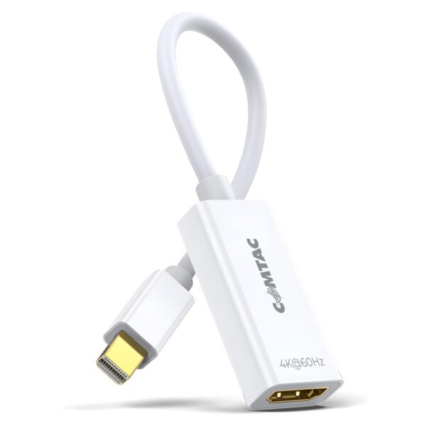 15380220167-72ba25b90189b36dd7edeb7d6eebde26.jpg CABO CONVERSOR COMTAC MINI DISPLAYPORT PARA HDMI 4K - Imagem 1