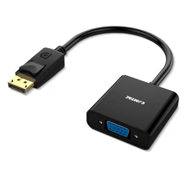 15380238715-file-1.jpg CABO CONVERSOR COMTAC DISPLAYPORT PARA VGA 0.15M - Imagem 1